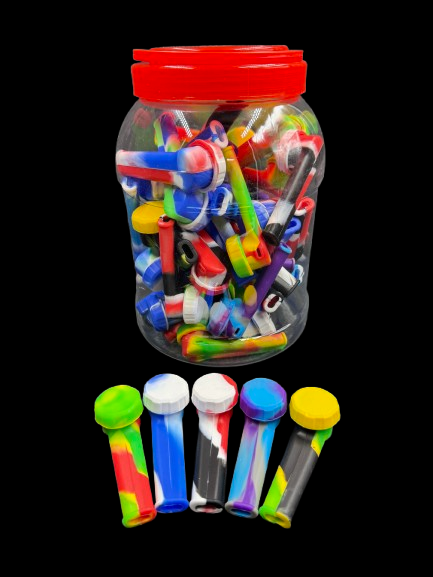 Metal Dabber Silicone Tips Jar 50Ct