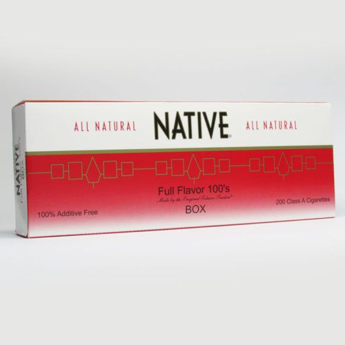 Native Red 100's Box
