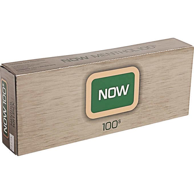 Now Menthol Green 100'S Soft