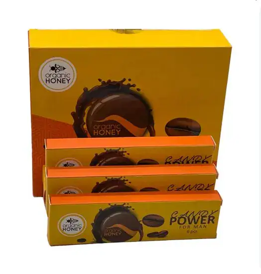 Organic Honey Candy Coffee/Caramel 60Ct