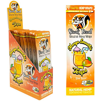 Skunk Hemp Wraps Mango Smoothie 2X25Ct