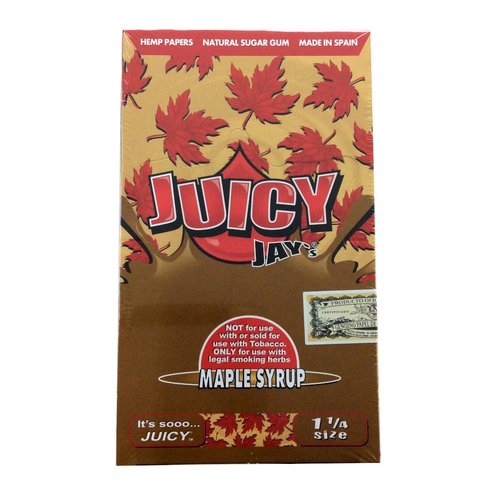 Juicy Jay'S Hemp Maple Syrup 1.25 24Ct