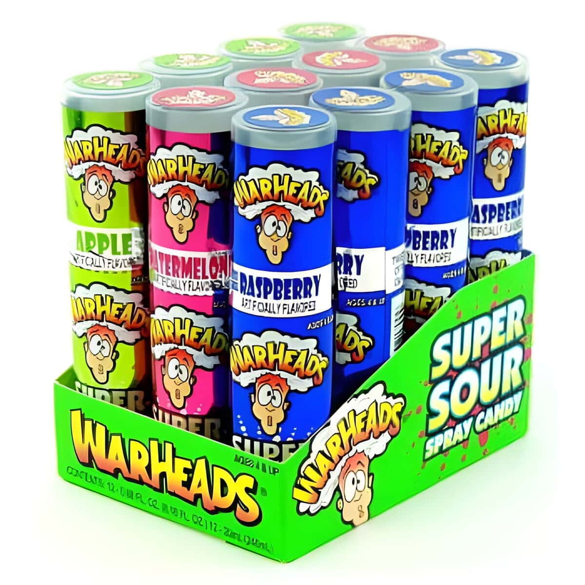 Kids Warheads Super Sour Spray 12Ct