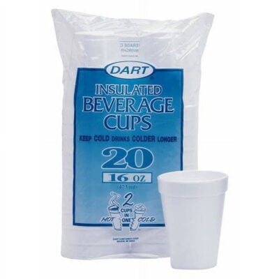 Win Cups Foam 16Oz 25/20Ct