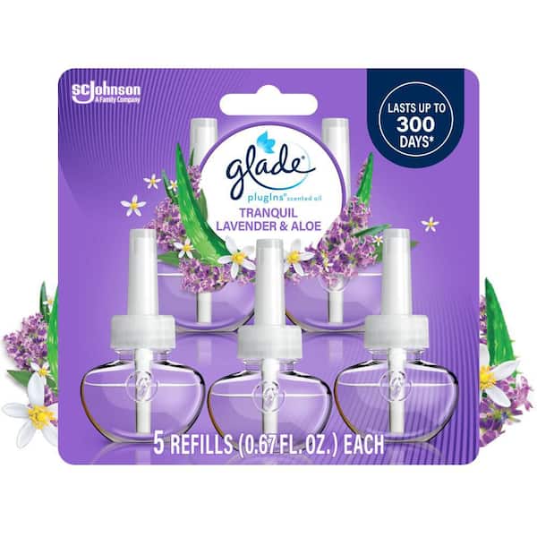 Glade Piso .67Oz Tranquil Lav & Aloe 5Pk