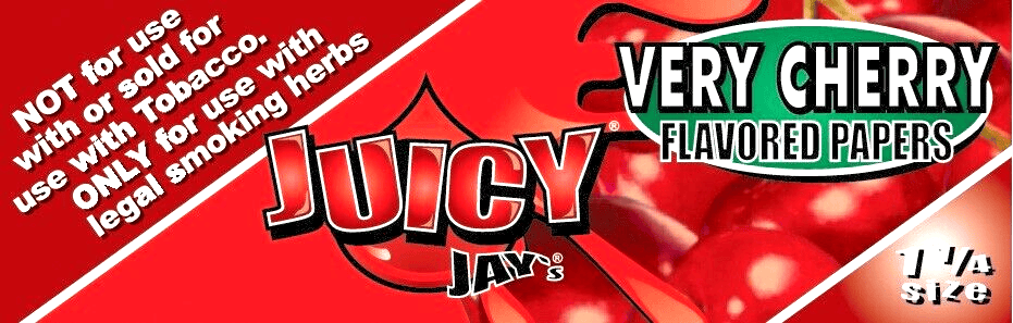 Juicy Jay'S Hemp Very Cherry 1.25 24Ct
