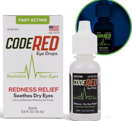 Code Red Eye Drops Pack 8Ml 12Ct