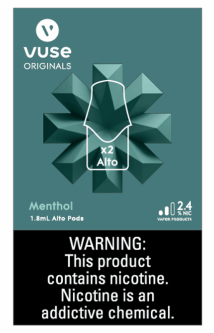 Vuse Alto Pod Menthol 2.4% X6 5Ct