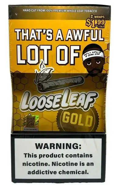 Loose Leaf 2Pk Gold Ultra Thin 20Ct