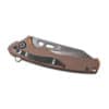 Closed Elite Folding BB Ignite Knives in brown
