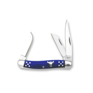 Cattleman Stockman Cattle Knife in blue