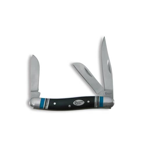 Cattleman Stockman Cheyenne Knives with blue accent