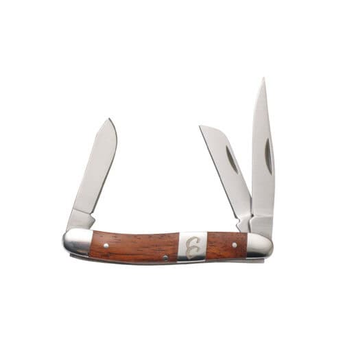 Cattleman Folding Lockback Stockyard Rosewood knife open