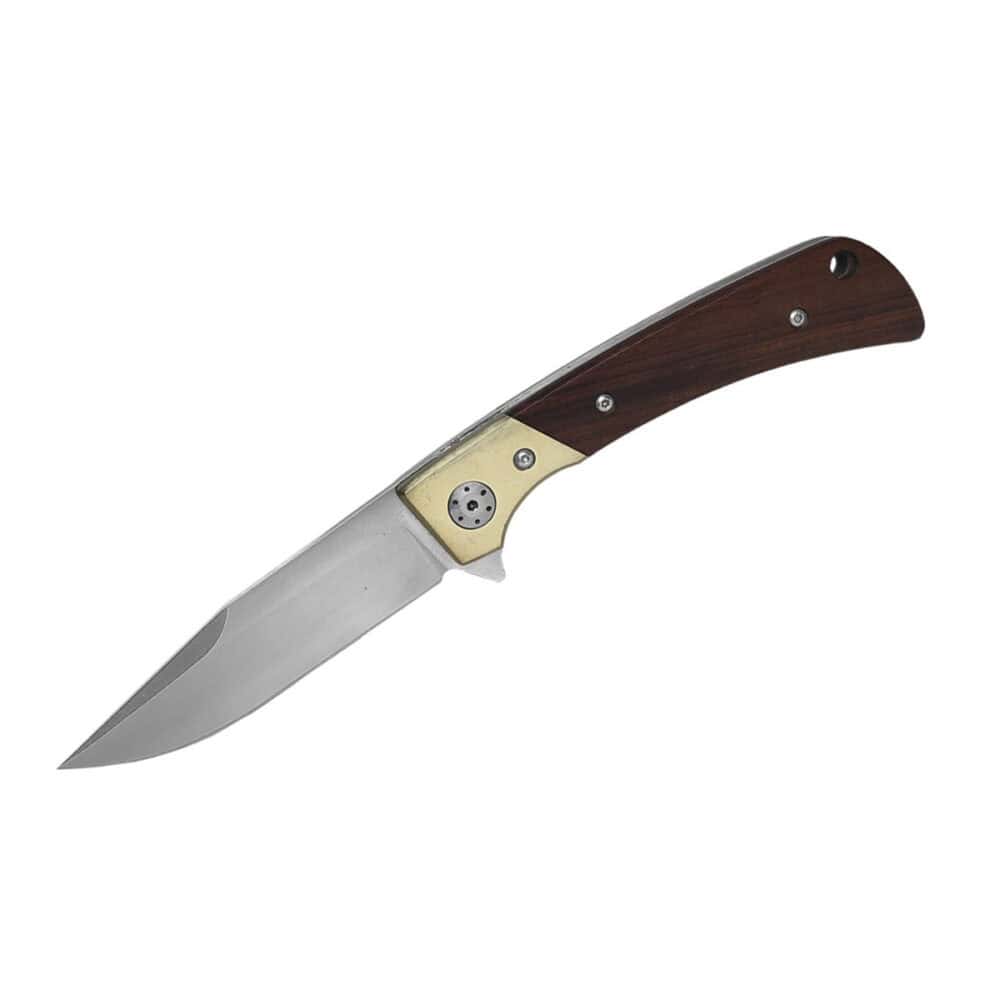 Roper Folding BB Buffalo Soldier Sandalwood Knife