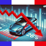 tesla sales drop 26% in france
