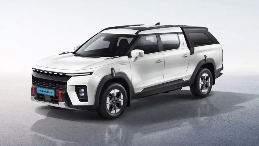 Musso Electric Pickup White Color