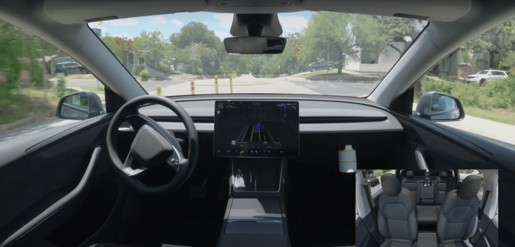 Autonomous Delivery of a Tesla model y