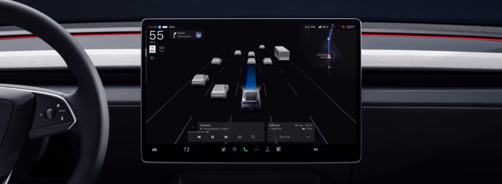 Model Y Screen