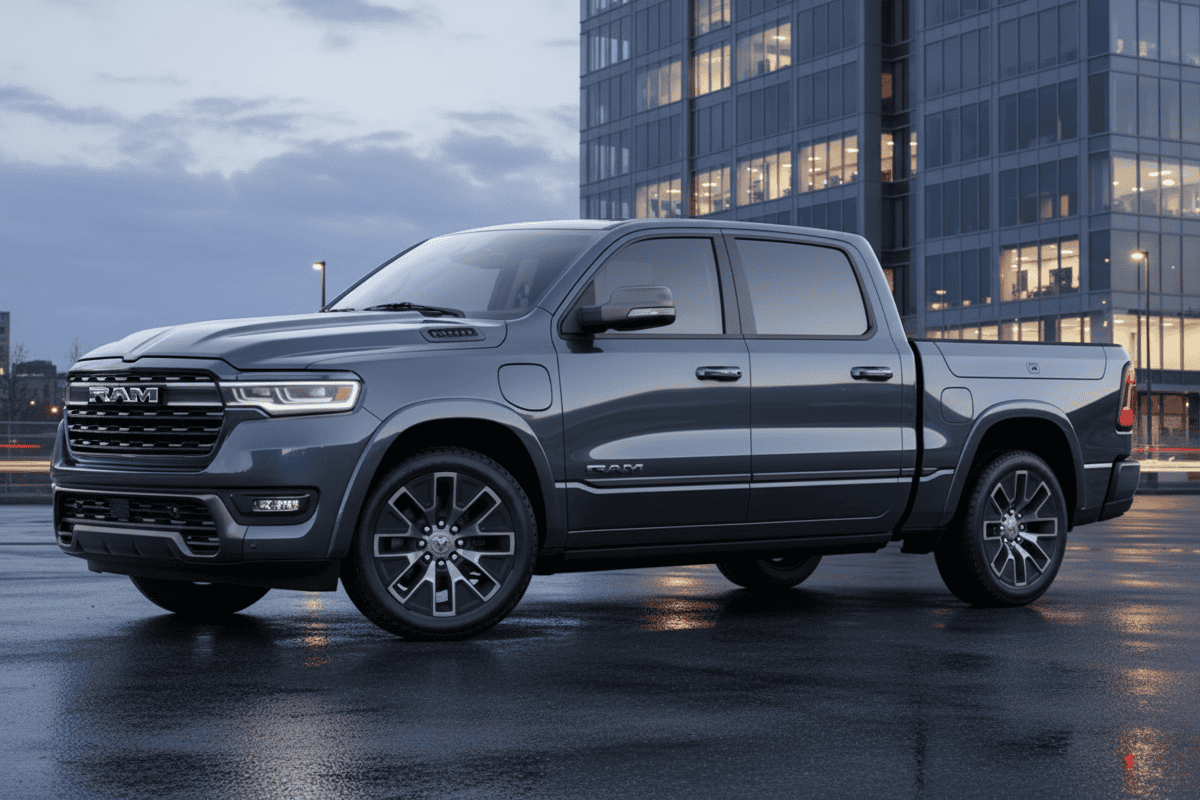 Ram charger range-extended hybrid pickup