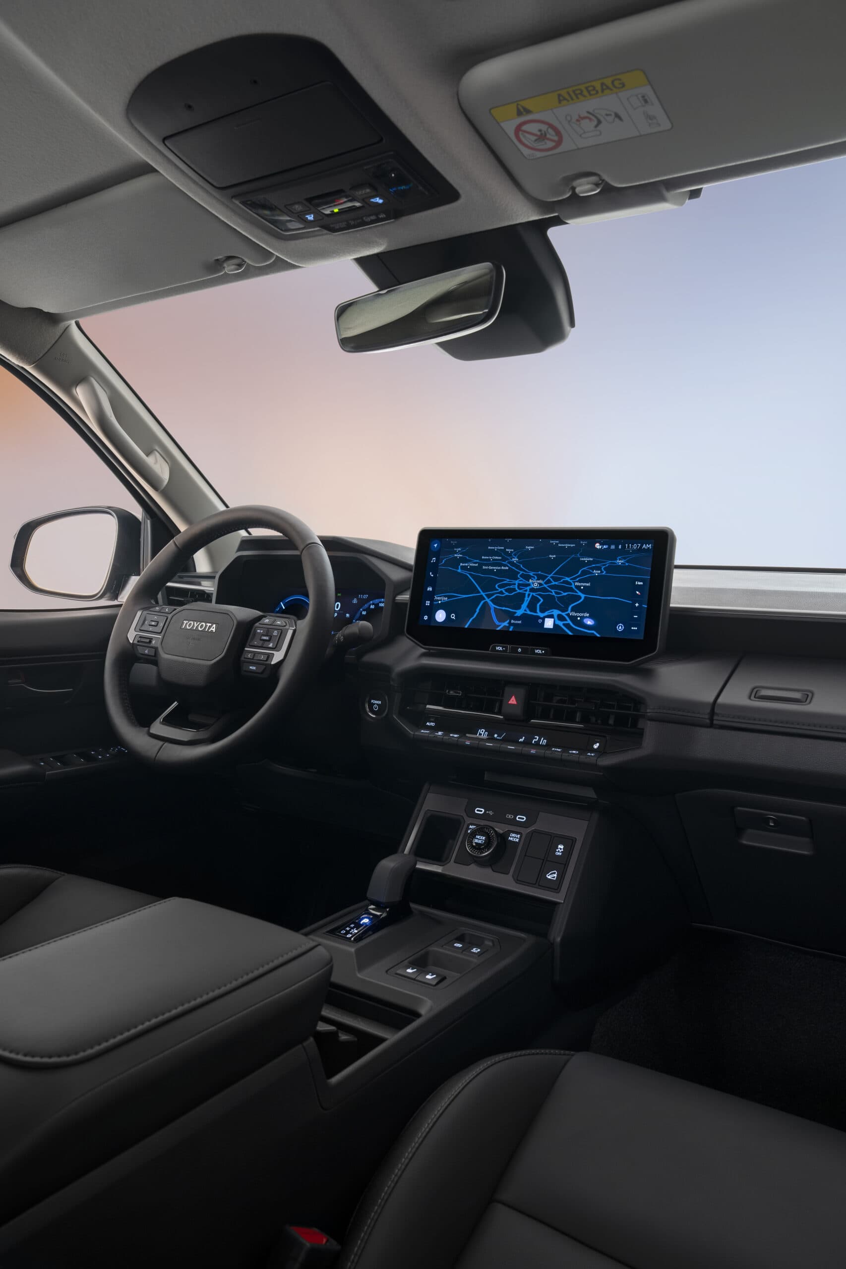 Toyota HiLux Electric cabin interior