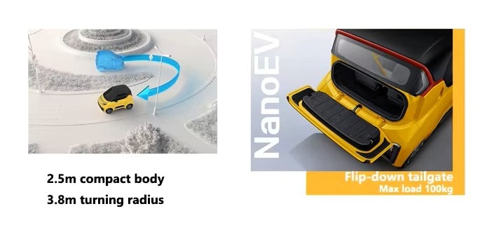 Wuling Nano EV feature