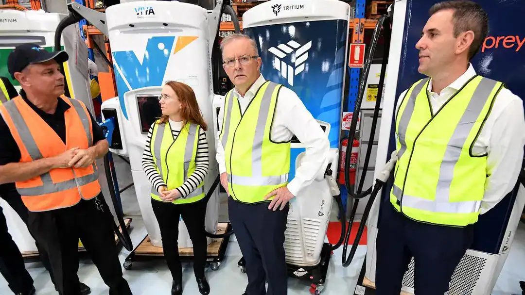 australian treasurer jim chalmers talks about EV tax FBT exemption