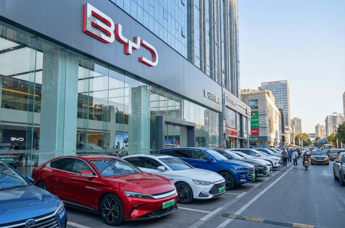 BYD Showroom in China