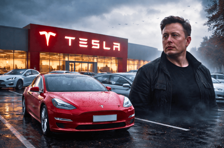 Tesla Falling Sales