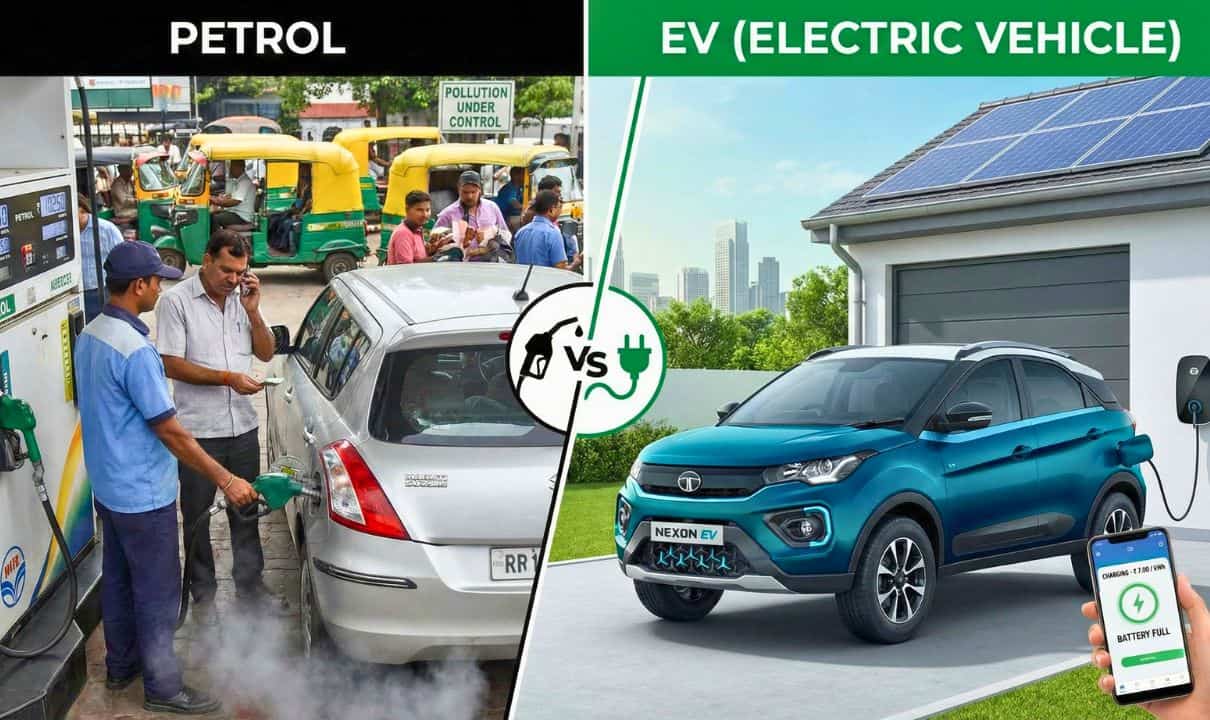 Petrol vs EV in India