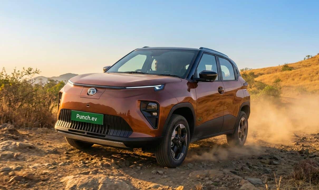 Tata Punch EV Facelift Offroad