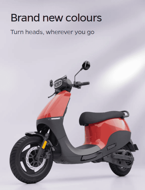 Ola S1 X Plus Colours