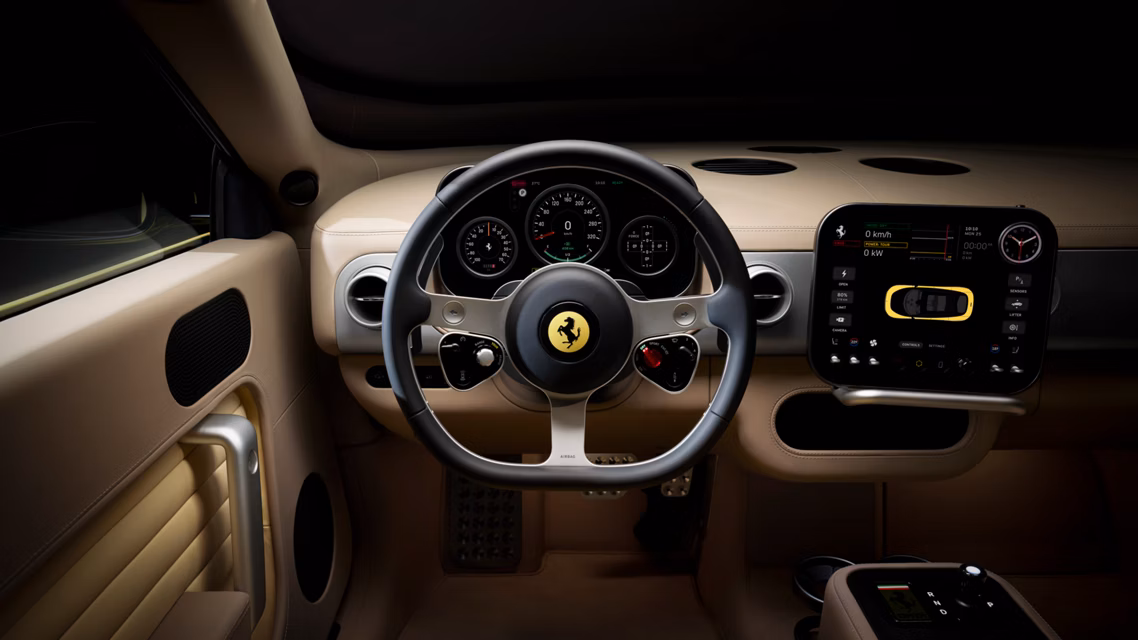 Ferrar_Luce EV_steering wheel