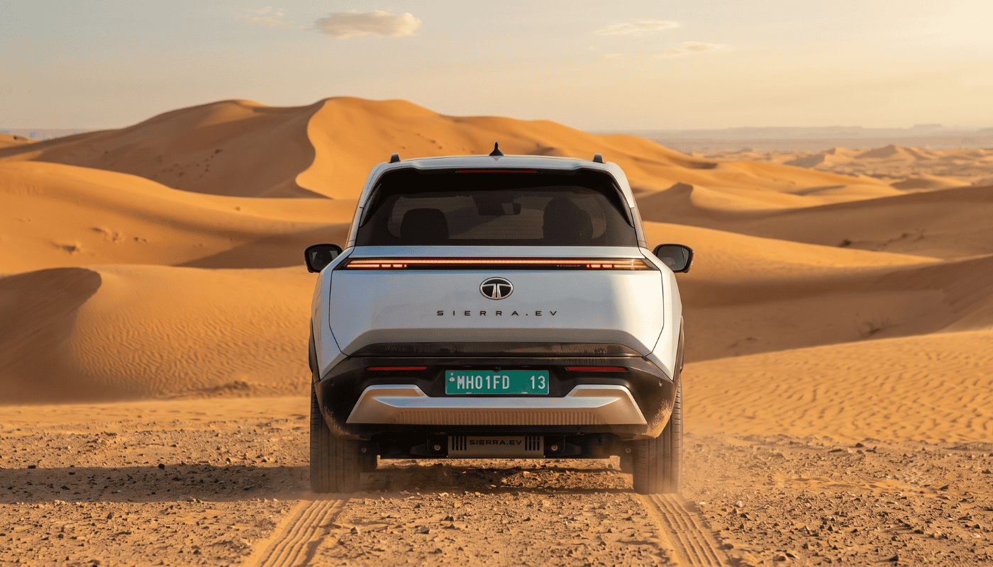 Tata Sierra EV Rear Img