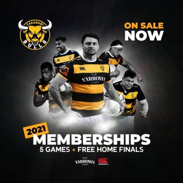 Taranaki Rugby ticket promotion advertising
