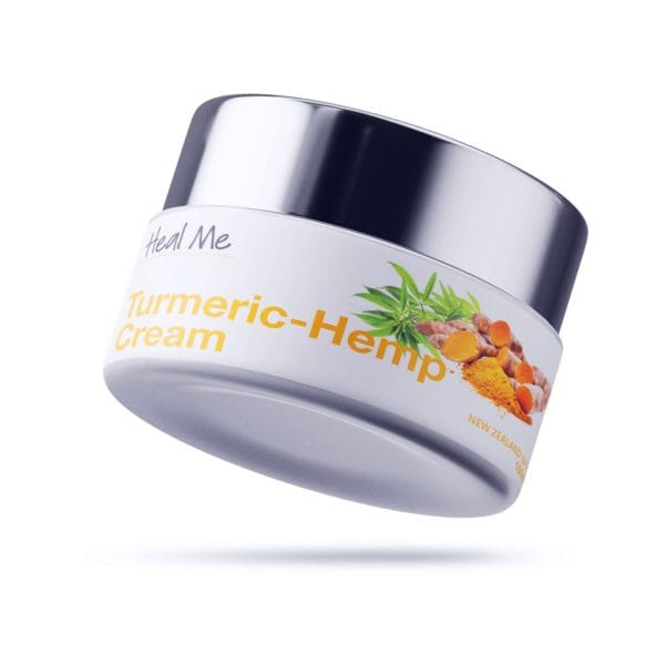 Heal Me cream pot packaging design and sticker labels