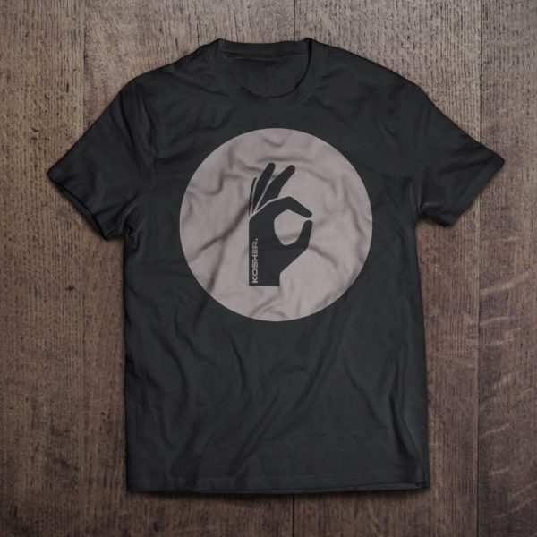 Kosher OK Logo tshirt design promo product
