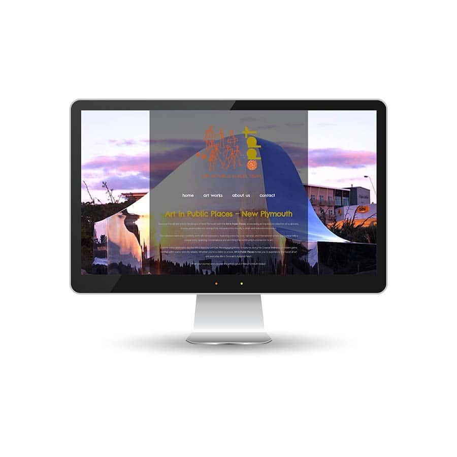 AIPP-home-page Unique public art display in New Plymouth on a digital screen.