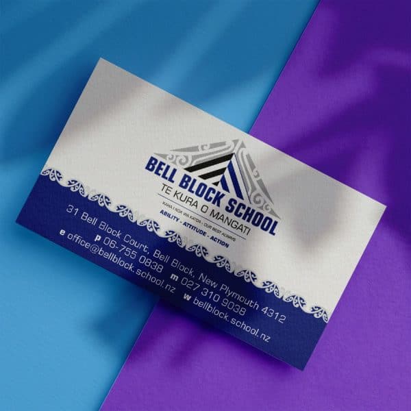 Bell Block School Business Card