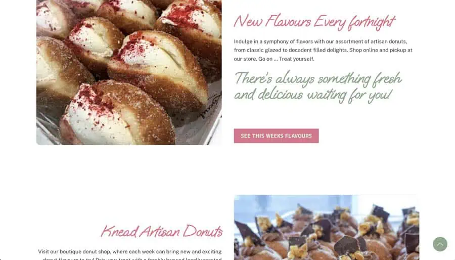 Close-up of artisan donuts with cream filling and sprinkles.