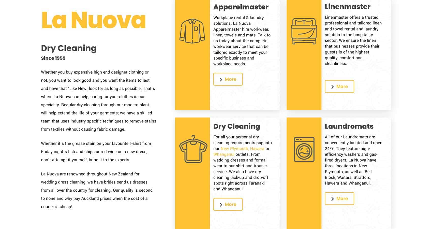 Professional laundry and dry cleaning services in New Zealand, specialising in garment care and stain removal.