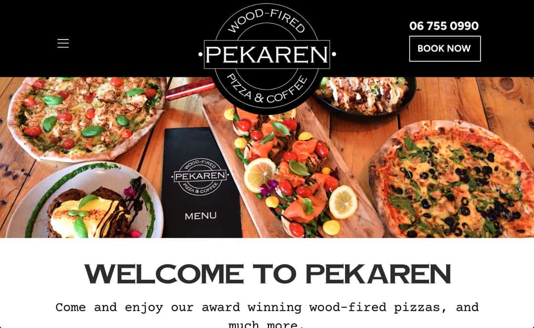 Delicious wood-fired pizzas with fresh toppings at Pekaren, a top NZ pizza restaurant. Perfect for p.