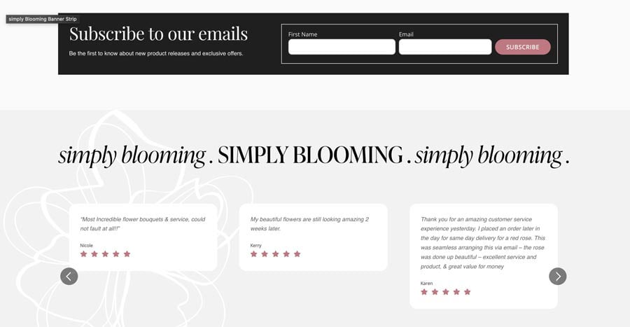 Flower bouquet delivery, floral arrangements, customer reviews.