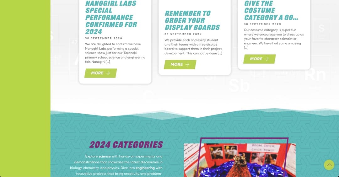 Nanogirl Labs science show for primary school students in Taranaki, showcasing engineering and STEM projects for 2024.