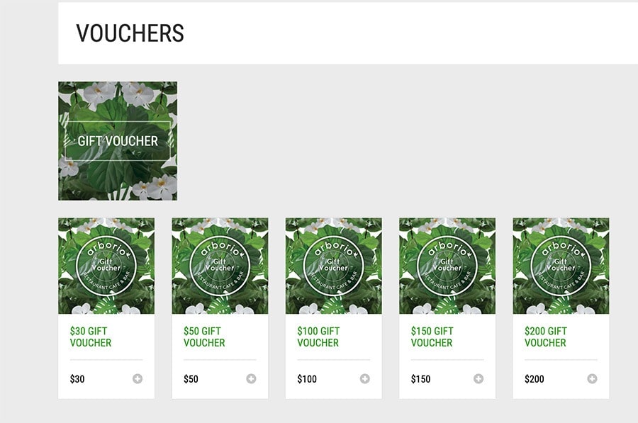 Arborio Online Vouchers