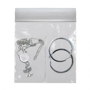 3W x 3L, 2 Mil Compartment Zip Bags