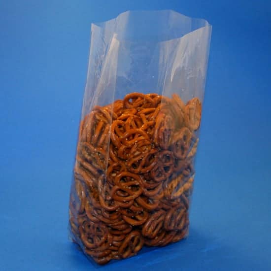 2.5W x 5.5L x 2D, 1.2 Mil BOPP Side Gusset Cello Bags