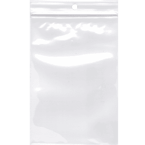 Polypropylene Hang Hole Zip Bags