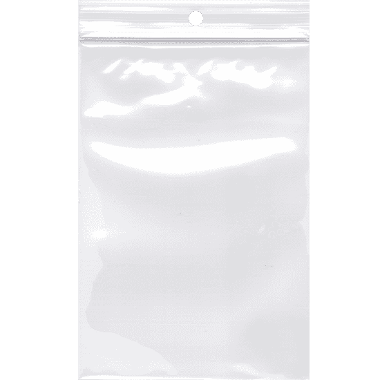 Polypropylene Hang Hole Zip Bag