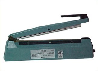 12" hand operated heat sealer