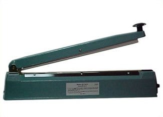 Hand operated heat sealer